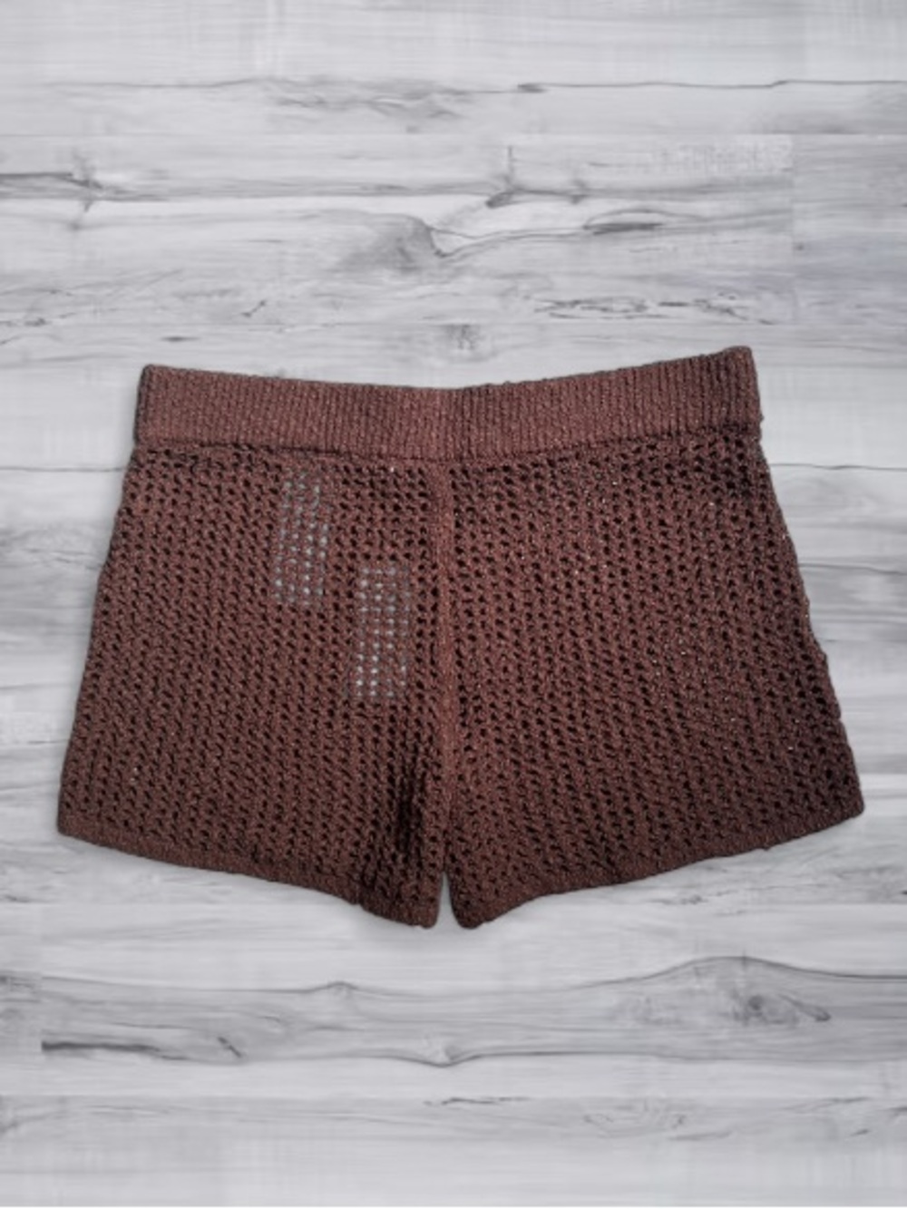 🫎 Abercrombie Crochet Mid Rise Shorts Small 100% Cotton NWT - Picture 3 of 9